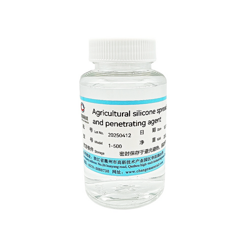 Agricultural silicone spreading and penetrating agent